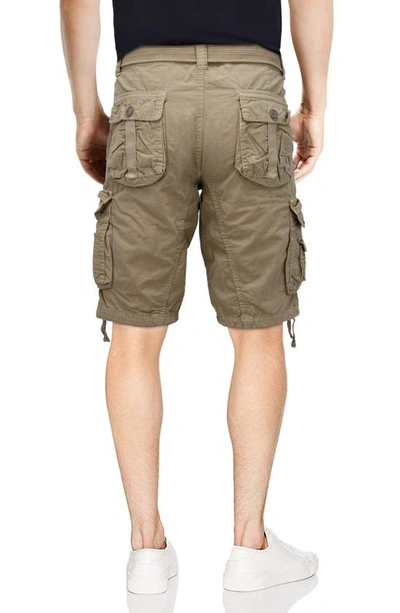 Shop X-ray Xray Belted Cargo Shorts In Stone