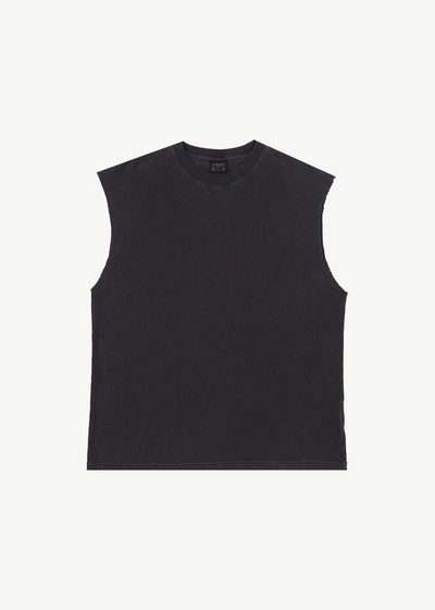 Shop Afends Hemp Sleeveless T-shirt In Black
