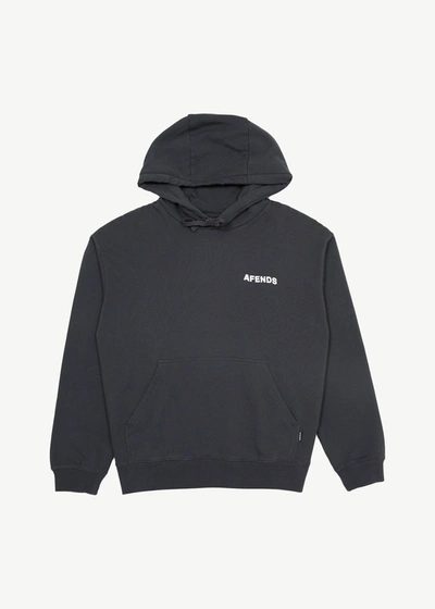 Shop Afends Logo Hoodie In Grey