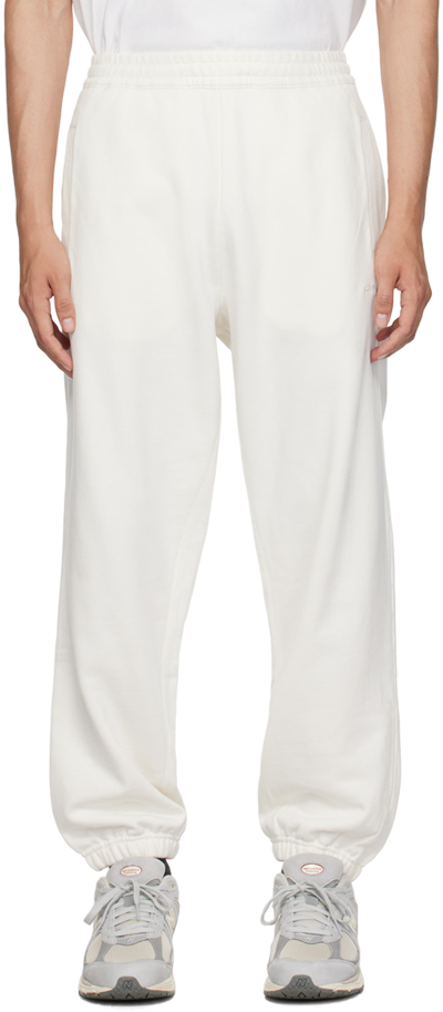 Shop Carhartt Off-white Duster Sweatpants In D6 Wax