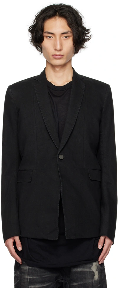 Shop Boris Bidjan Saberi Black Suit2 Blazer
