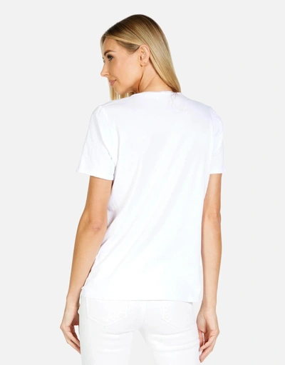 Lauren Moshi X Croft X Retro Peace Face In White