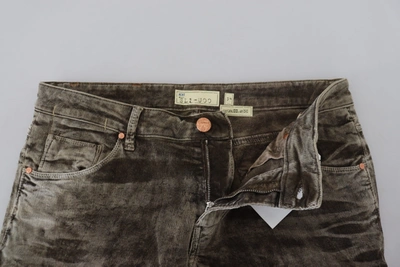 Shop Acht Gray Washed Cotton Corduroy Slim Fit Men Men's Jeans