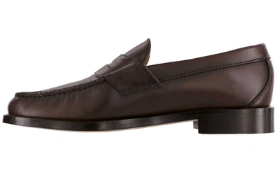 Sas Men's Penny 40 Slip On Loafer - Narrow Width In Cordovan In Pink