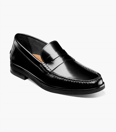 Shop Florsheim Men's Berkley Flex Moc Toe Penny Loafer - Medium Width In Black