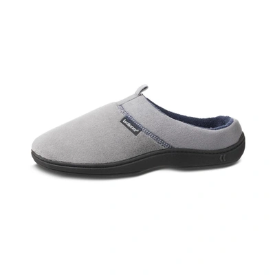 Shop Isotoner Jared Mens Slip On Comfort Loafer Slippers In Grey