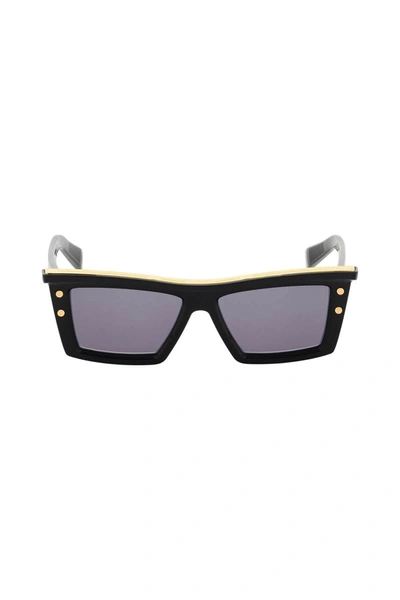 Shop Balmain "b-vii" Sunglasses In Multicolor