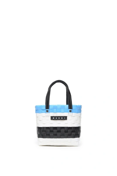 Shop Marni Braided Sunday Morning Bag In Black