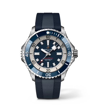 Shop Breitling Superocean Automatic Chronometer Blue Dial Men's Watch A17378e71c1s1