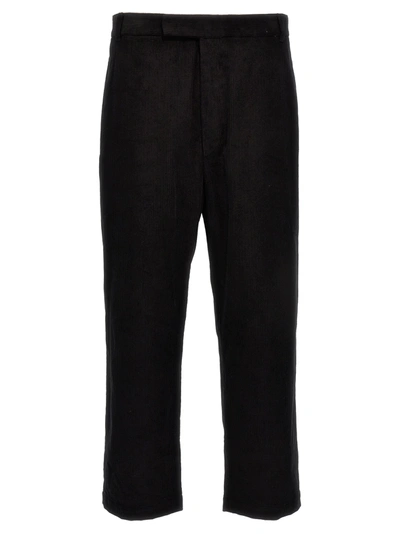 Shop Thom Browne Corduroy Pants Black