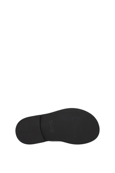 Shop Ferragamo Slippers And Clogs Leather Black