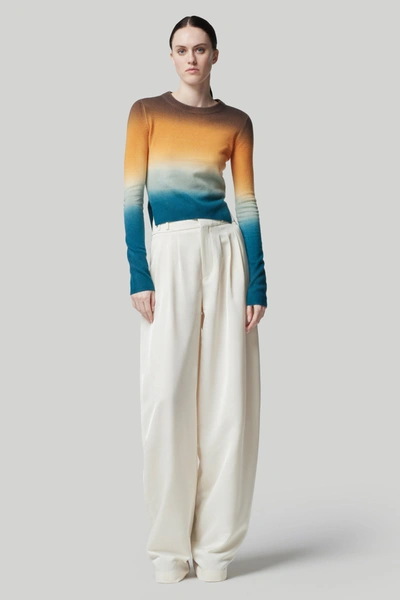 Shop Altuzarra 'camarina' Sweater In Starling Dip Dye