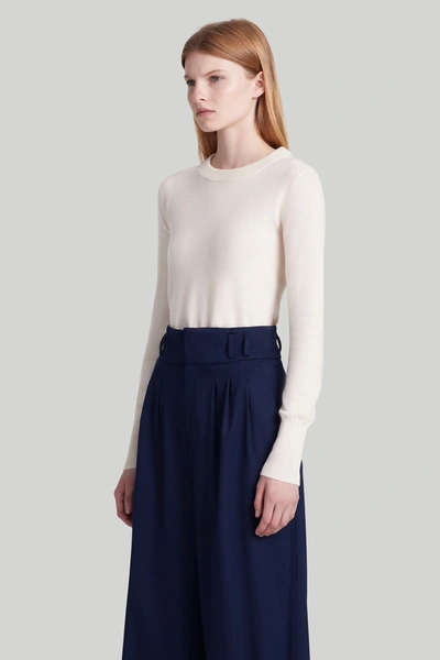 Shop Altuzarra 'camarina' Sweater In Natural White