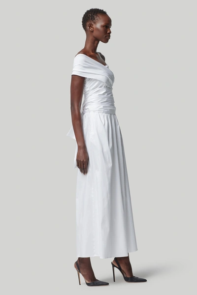 Shop Altuzarra 'corfu' Dress In Optic White