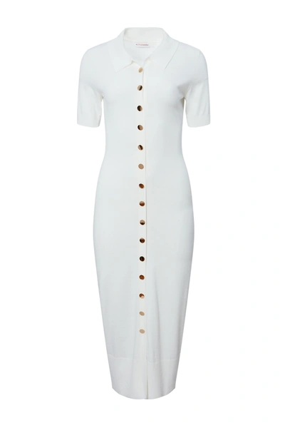Shop Altuzarra 'hestia' Dress In Natural White