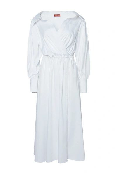 Shop Altuzarra 'lyddy' Dress In Optic White