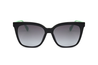 Shop Max & Co Max&co. Square Frame Sunglasses In Black