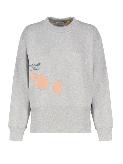 Shop Moncler Genius Moncler X Salehe Bembury Fleece Sweatshirt In Grey