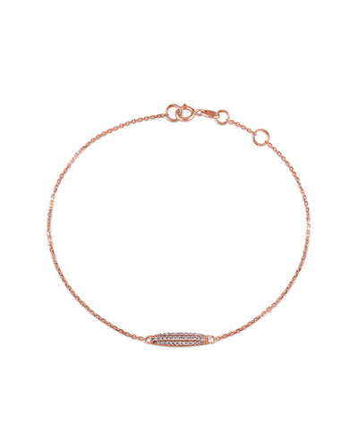 Shop Diamond Select Cuts 14k Rose Gold 0.10 Ct. Tw. Diamond Bracelet