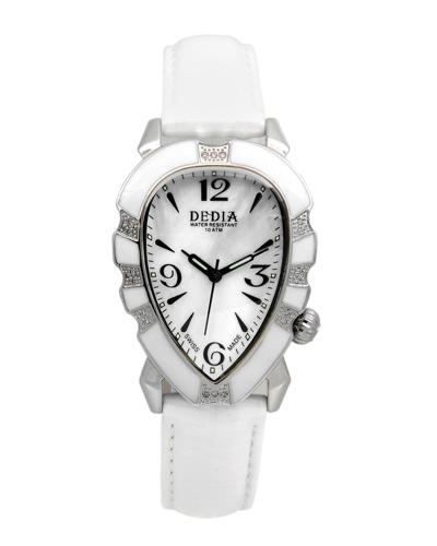 Shop Aquaswiss Dedia By  Women's Lily Tea Diamond Watch