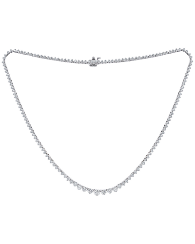 DIANA M. DIANA M. FINE JEWELRY 14K 6.80 CT. TW. DIAMOND TENNIS NECKLACE 