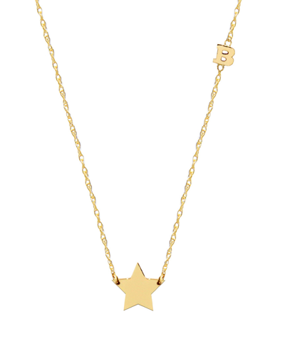 Shop Jane Basch 14k Small Initial Necklace (a-z)