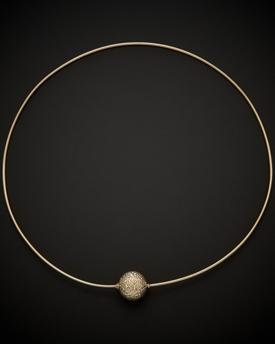 Shop Italian Gold 14k  Choker Collar Necklace