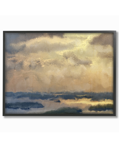 Stupell Painted Neutral Morning Sky Abstract By Kimberly Allen Framed Art