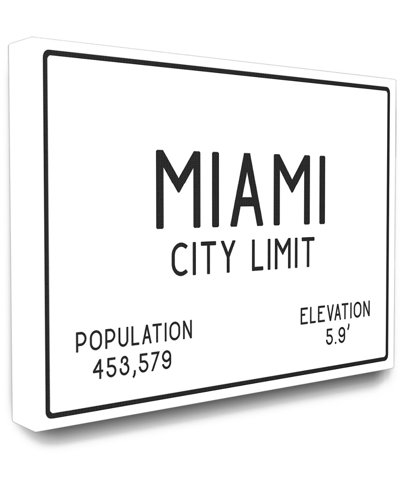 Stupell Miami City Limit