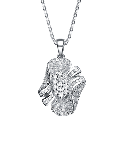 Shop Genevive Silver Pendant Necklace