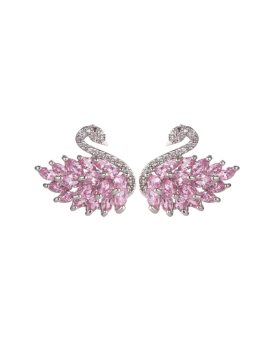 Eye Candy La Luxe Collection Cz Swan Studs