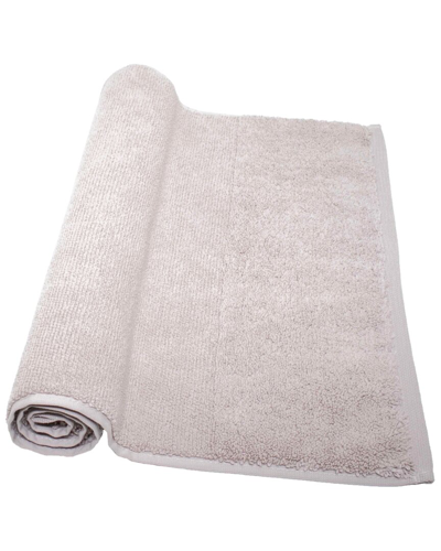 Shop Ivy Collection Rice Effect Bath Mat In Mauve