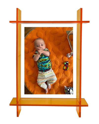 Shop R16 Lucite 5x7 Frame In Orange