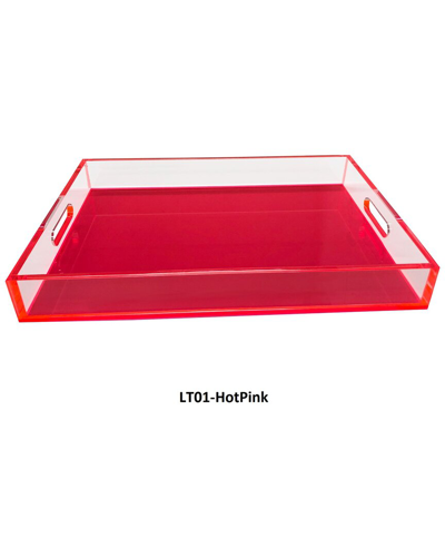Shop R16 Neon Tray In Pink