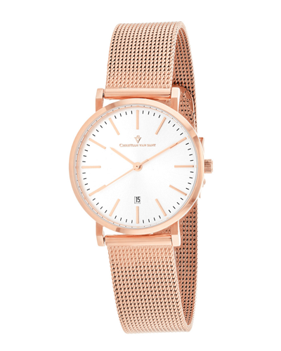 Christian Van Sant Paradigm Quartz Silver Dial Ladies Watch Cv4222