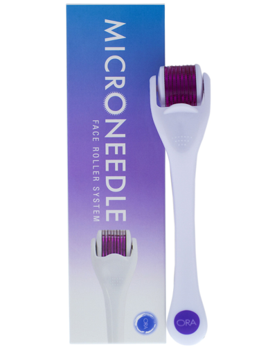 Shop Ora White/purple Microneedle Face Roller System