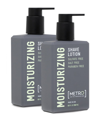 Shop Metro Man 250ml Moisturizing Shave Lotion - 2pk