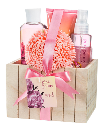 Shop Freida & Joe Pink Peony Spa Bath Gift Box