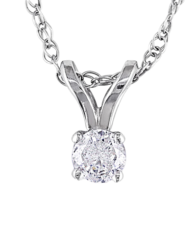 Shop Diamond Select Cuts 14k 0.10 Ct. Tw. Diamond Necklace