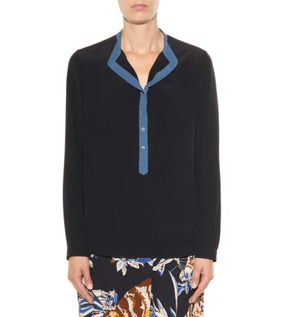 Shop Stella Mccartney Silk Shirt In Iek