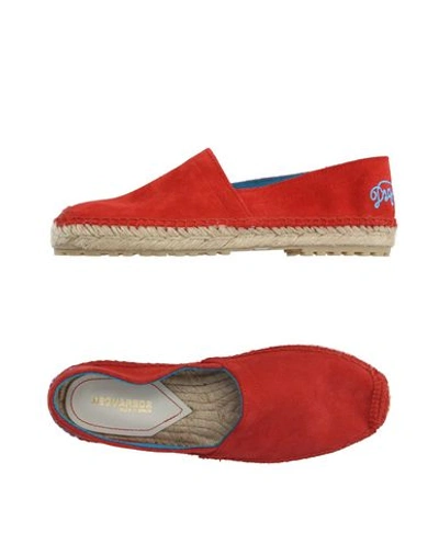 Dsquared2 Espadrilles In Red
