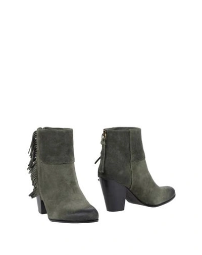 Ash Ankle Boot In Emerald Green