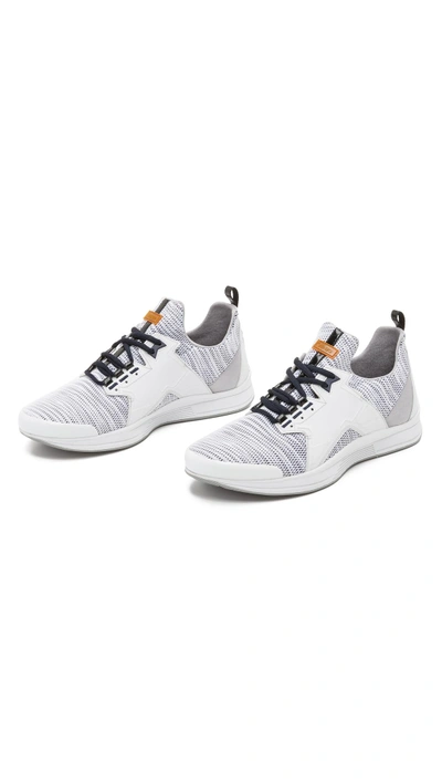 Shop Kenzo Ozzy Running Shoes In White/white