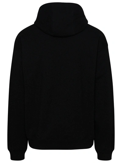 Shop Versace Man  Black Cotton Sweatshirt