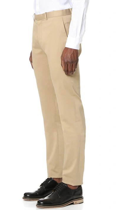 Shop Theory Marlo Remsin Trousers In Wet Sand;retreat