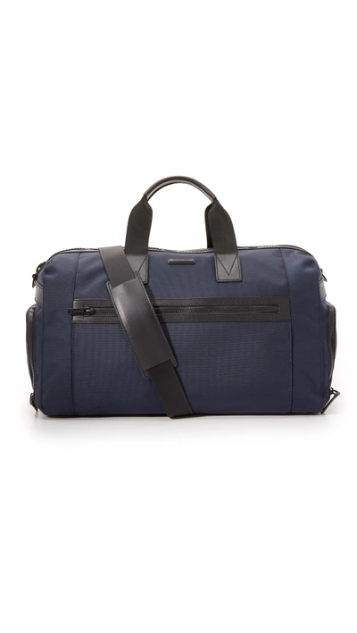 Michael Kors Parker Ballistic Nylon Gym Bag In Navy