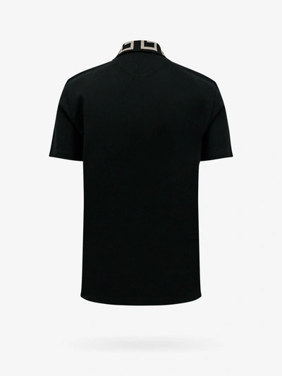 Shop Versace Man Polo Shirt Man Black Polo Shirts