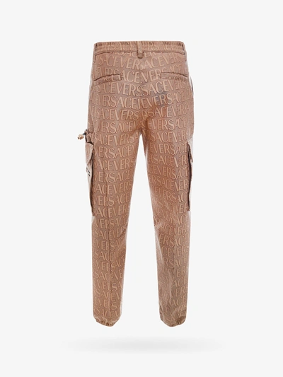 Shop Versace Man Trouser Man Brown Pants