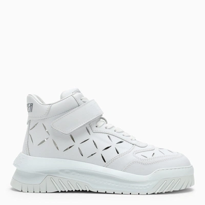 Shop Versace White Odissea Sneakers Men