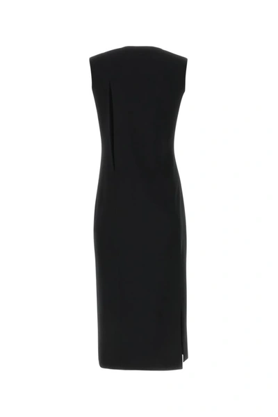 Shop Versace Woman Black Acetate Blend Dress